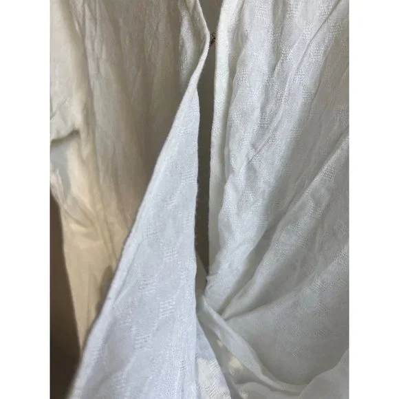 Urban Outfitters Boho Chic Twist Front Top Womens Size S Ivory - Picture 5 of 8